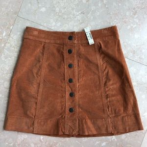 Madewell Suede Skirt